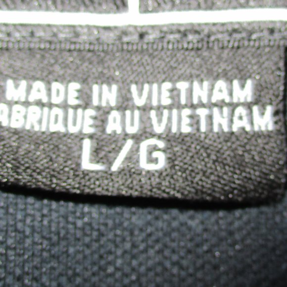 Adidas Climalite Men's Short Sleeve Black & White Striped Shirt Size Large - Picture 10 of 12